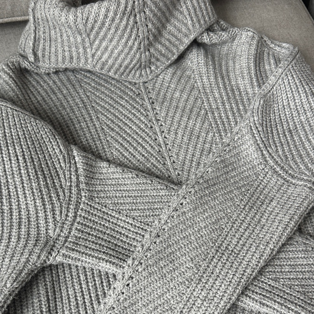 MAJE Matignon Gray Women's Sweater - Picture 4 of 7